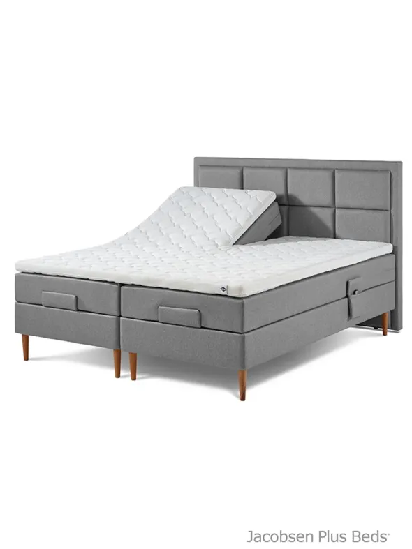Jacobsen Plus Beds – Sengegavl Square, Grå