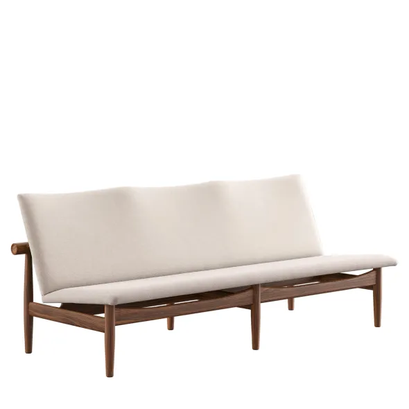 Japan 3 pers. sofa, valnød af Finn Juhl