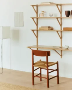 J39 Folkestolen, heritage red af Børge Mogensen