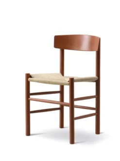 J39 Folkestolen, heritage red af Børge Mogensen