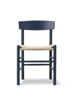 J39 Folkestolen, indigo blue af Børge Mogensen