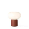 Karl-Johan portable bordlampe, Earth Red fra New Works