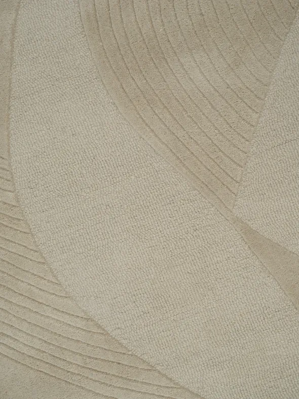 Kindle Poetry gulvtæppe, Cream fra Linie Design