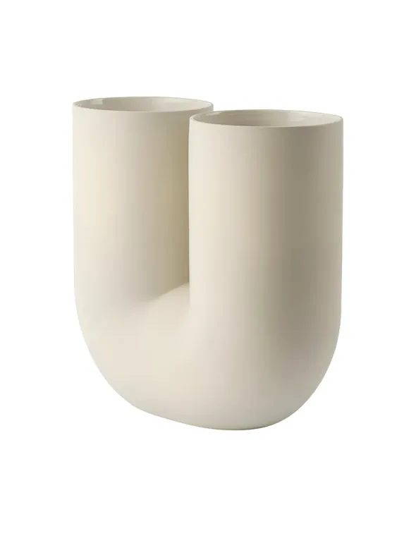 Kink Vase H 39 cm, sand fra Muuto