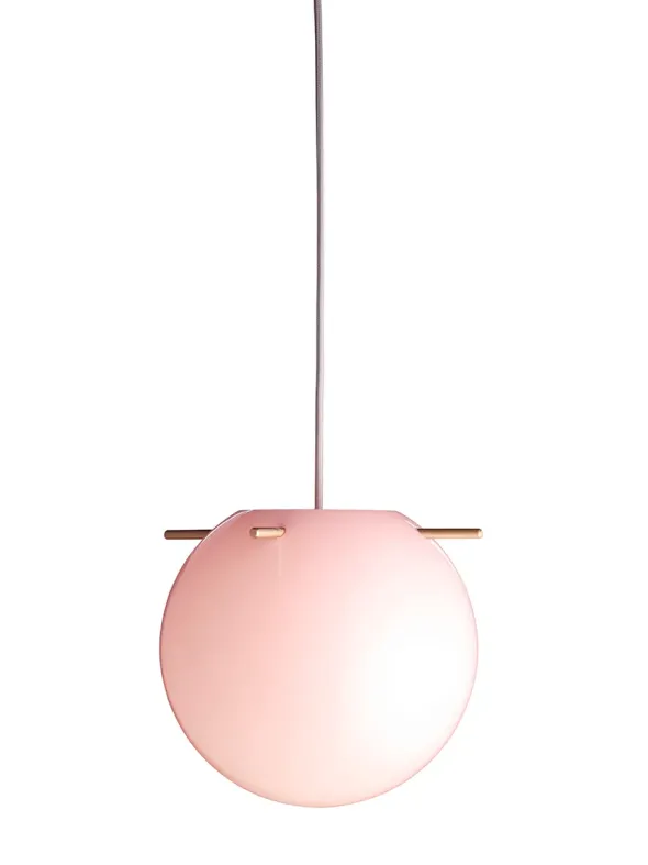 Koi Pendel, rose/brass Ø32 fra Frandsen