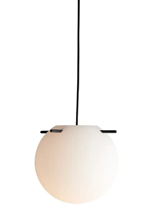 Koi Pendel, white/black Ø25 fra Frandsen