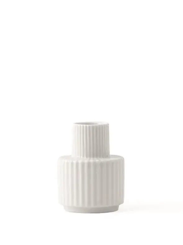 Kronelysestage fra Lyngby Porcelæn