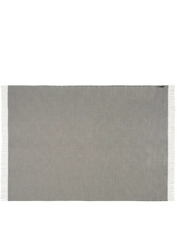 La Paz Plaid, light grey fra Silkeborg Uldspinderi