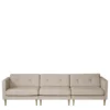 L42 Firhøj Sofa 3-Personers, beige fra FDB Møbler