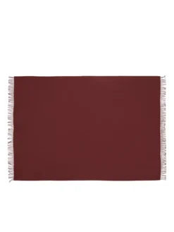 Lima Plaid, beetroot fra Silkeborg Uldspinderi