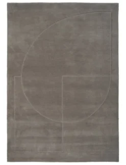 Lineal Poem Tæppe, Grey fra Linie Design