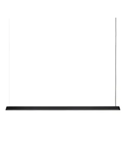 Linear Pendant Lamp 169,2 cm, black fra Muuto