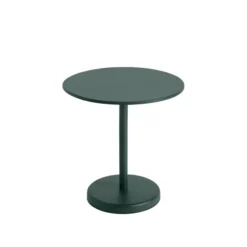 Linear Steel cafébord Ø70 cm, H73 cm fra Muuto