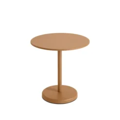 Linear Steel cafébord Ø70 cm, H73 cm fra Muuto