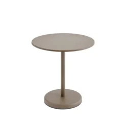 Linear Steel cafébord Ø70 cm, H73 cm fra Muuto