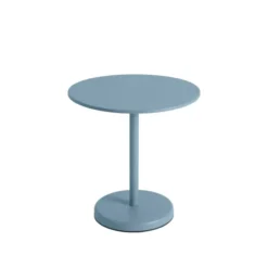 Linear Steel cafébord Ø70 cm, H73 cm fra Muuto