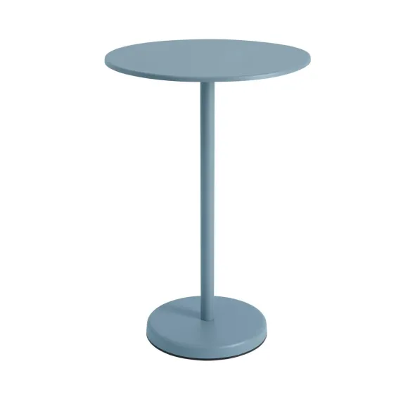 Linear Steel cafébord Ø70 cm, H105 cm fra Muuto