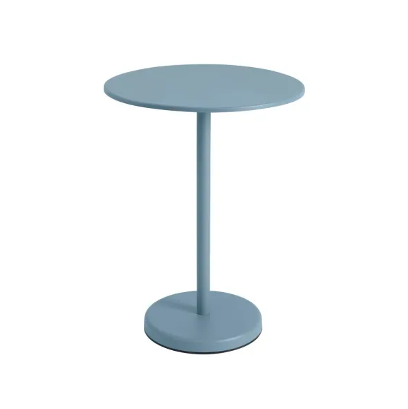 Linear Steel cafébord Ø70 cm, H95 cm fra Muuto
