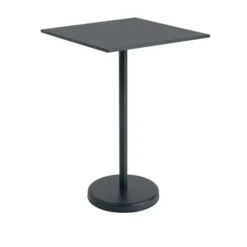 Linear Steel cafébord 70x70cm, H105 cm fra Muuto