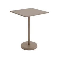 Linear Steel cafébord 70x70cm, H95 cm fra Muuto