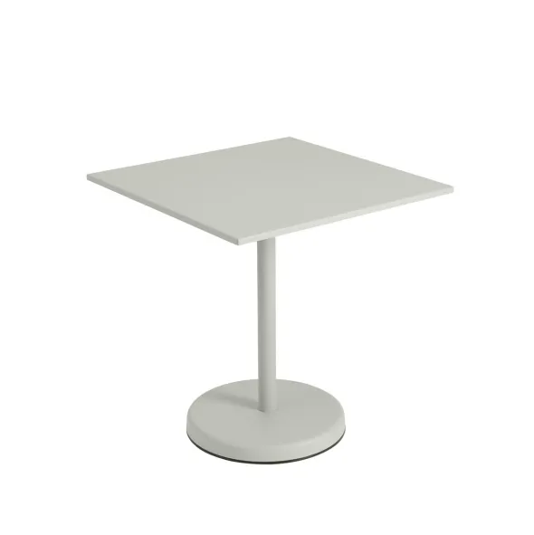 Linear Steel cafébord 70x70cm, H73 cm fra Muuto