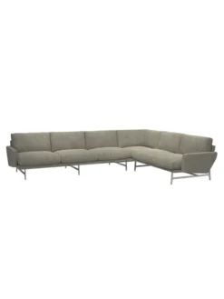 Lissoni PL117S Hjørnesofa, Moss 015 fra Fritz Hansen