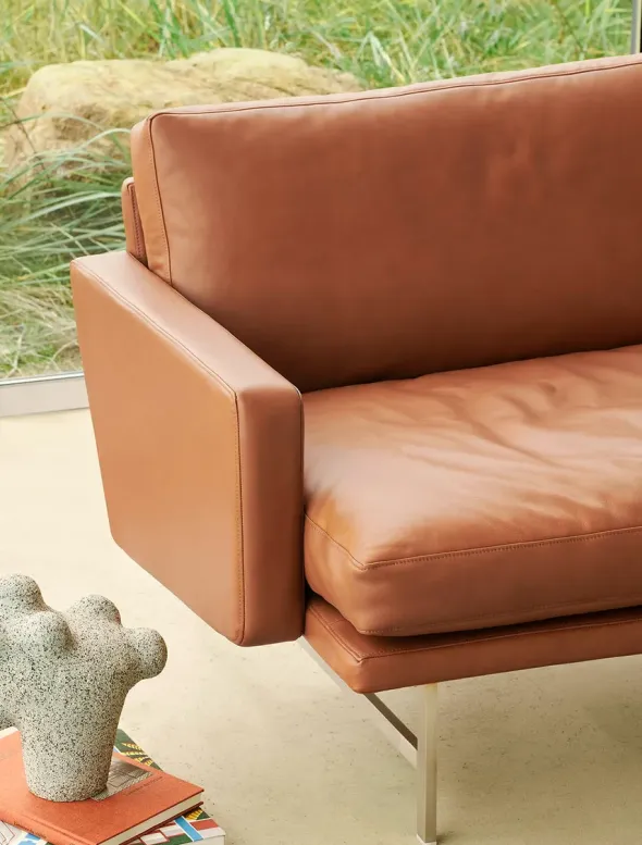 Lissoni Sofa, 2 pers. 168 cm fra Fritz Hansen
