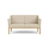 L45 MK154 2 pers. sofa, beige tekstil af Mogens Koch