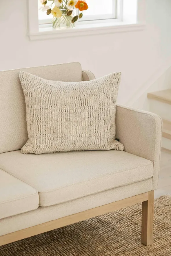 L43 MK46 Sofa, beige tekstil af Mogens Koch