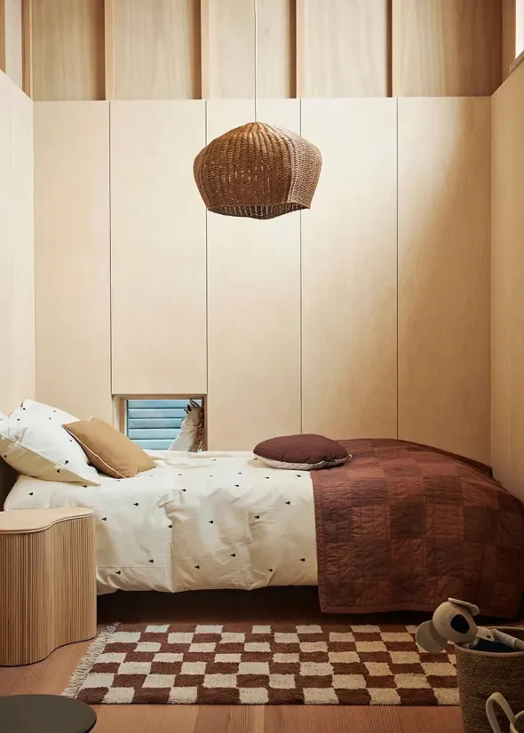 Mara Washable Rug 90 x 150 cm, rust fra Ferm Living