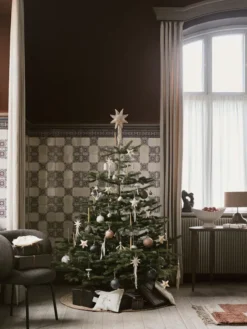 Marble Baubles, M, sæt á 4 stk. fra Ferm Living