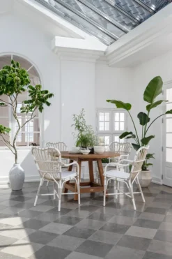 Margret Udendørs Spisestol, Dove White fra Sika-Design