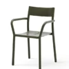 May havestol m. armlæn, dark green fra New Works