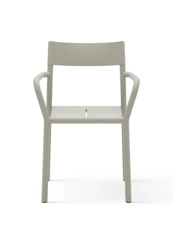 May havestol m. armlæn, light grey fra New Works