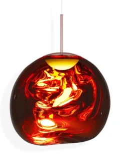 Melt Pendant Copper, 50 cm fra Tom Dixon