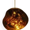 Melt Pendant Gold, 50 cm fra Tom Dixon