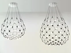 Mesh LED pendel Ø80 fra Luceplan