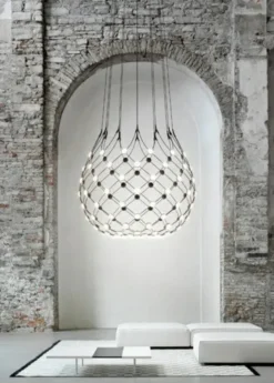 Mesh LED pendel Ø100 fra Luceplan