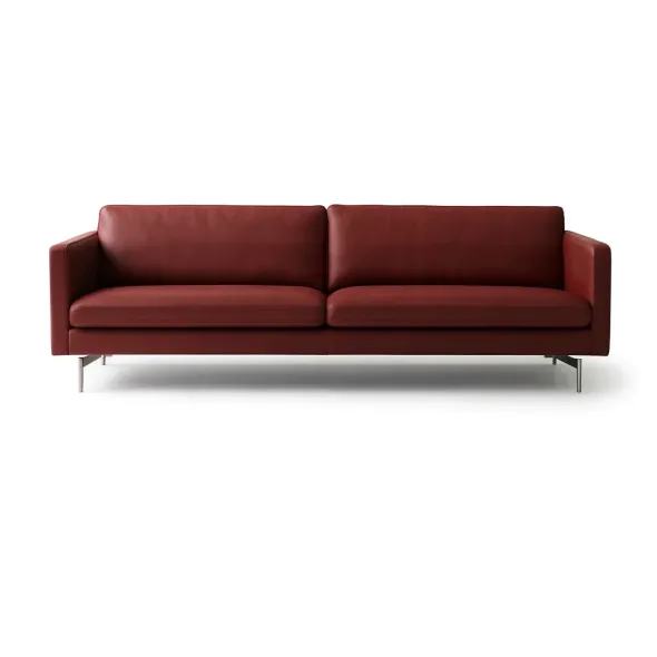 MH276 4 pers. sofa i Baltique anilinlæder fra Mogens Hansen