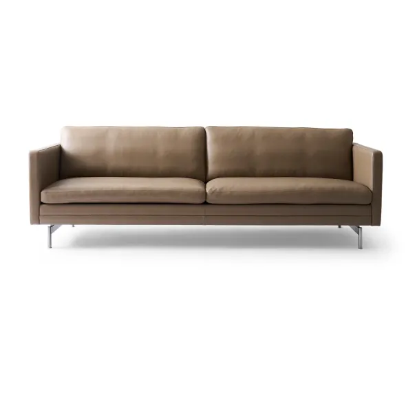 MH276 4 pers. sofa i Baltique anilinlæder fra Mogens Hansen