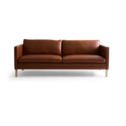 MH276 3 pers. sofa i Baltique anilinlæder fra Mogens Hansen