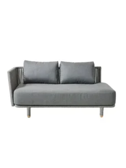 Moments 2 pers. Sofa højre inkl. hynder fra Cane-line