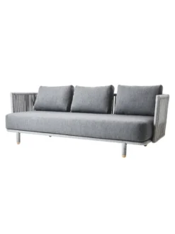 Moments 3 pers. Sofa inkl. hynder fra Cane-line