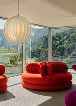 Moon Acrylic Pendant, Ø34 af Verner Panton