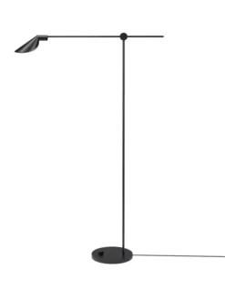 MS011 Gulvlampe, sort PVD fra Fritz Hansen