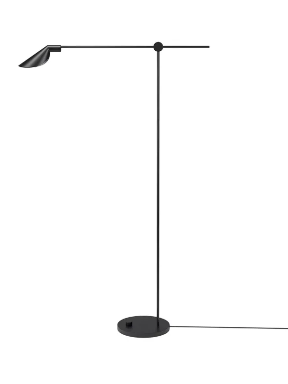 MS011 Gulvlampe, sort PVD fra Fritz Hansen