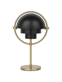 Multi-Lite Portable Bordlampe, messing/sort fra GUBI