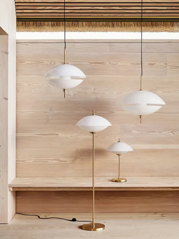 Musling Gulvlampe fra Fritz Hansen