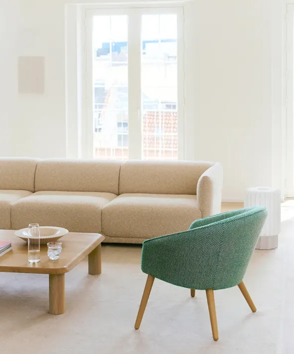 Nami 3-Personers Sofa, zero 0001 fra Fredericia Furniture