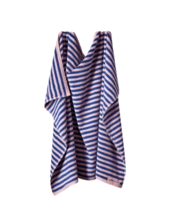 Naram towel - Dazzling blue & Rose fra Bongusta